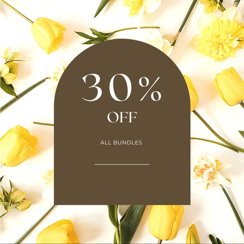 30% off all bundles